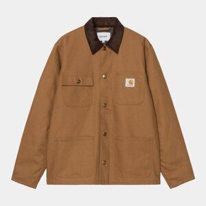 Carhartt WIP Men's Large Michigan Chore Coat - Hamilton Brown